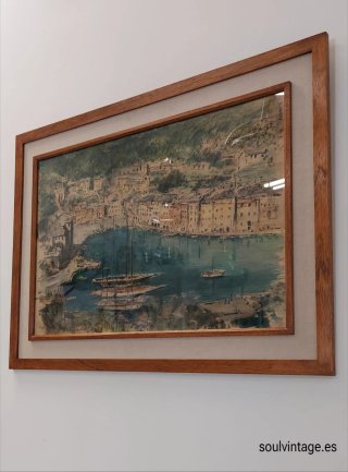 Acuarela Portofino 1948