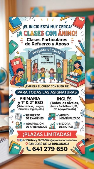 Clases particulares y de apoyo Primaria y ESO