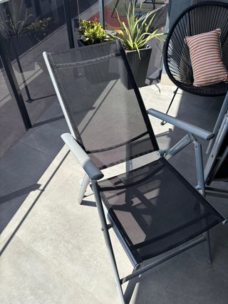 Sillón terraza reclinable plegable