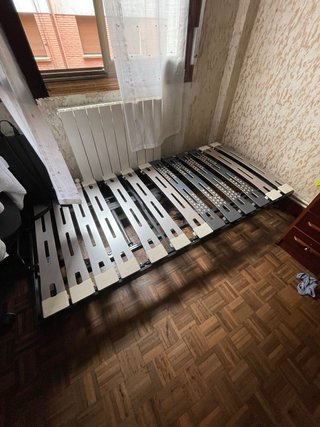 Cama eléctrica somier láminas
