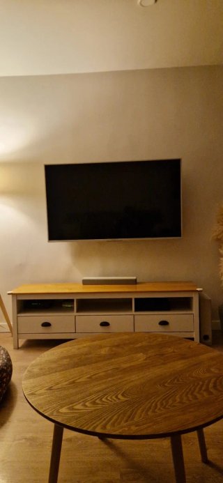 Mueble TV madera y metal