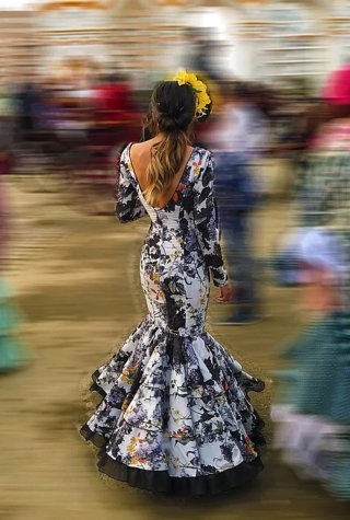 Traje de flamenca