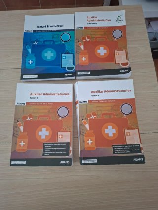 Libros Auxiliar Administrativo ICS CAT