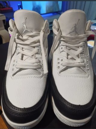 Zapatillas Jordan 3 Fragment Blanco Negro