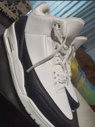 Zapatillas Jordan 3 Fragment Blanco Negro