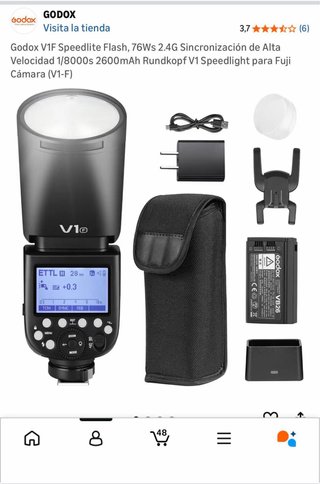 Flash Godox V1F TTL Li-ion Round Head