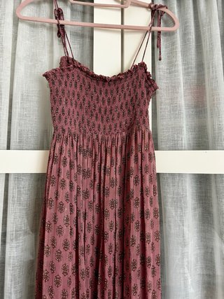 Vestido largo estampado Brownie