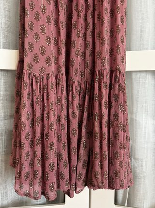 Vestido largo estampado Brownie