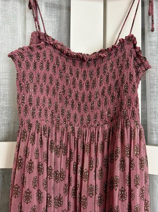 Vestido largo estampado Brownie