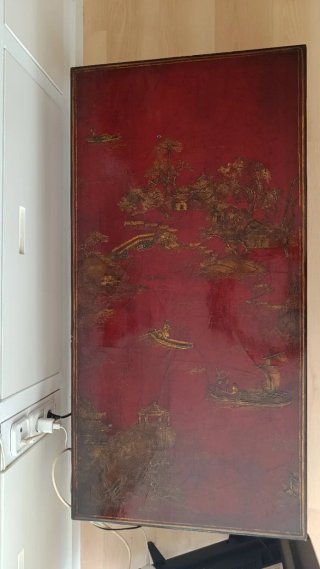 Mesa Oriental Madera Te Estilo Asiático.