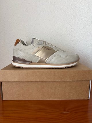 Pepe Jeans T39 beige/gris nuevas