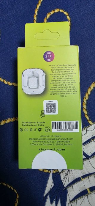 Auriculares Inalámbricos Ziu X-Crystal Bluetooth 5