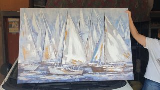 Dipinto Barche a Vela