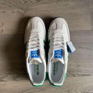 Adidas Samba OG Blancas Verdes Talla 39