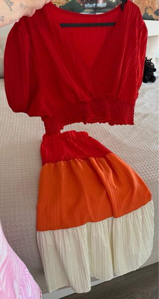 Conjunto top y falda verano