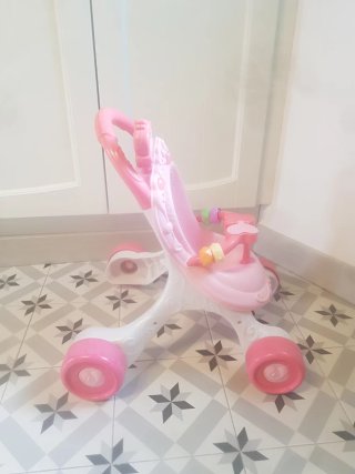 Andador/Sillita Bebé Rosa Mattel