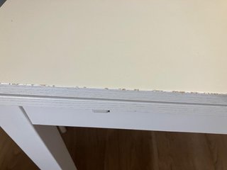 Mesa Ikea bjursta 90x90 extensible 2 alas
