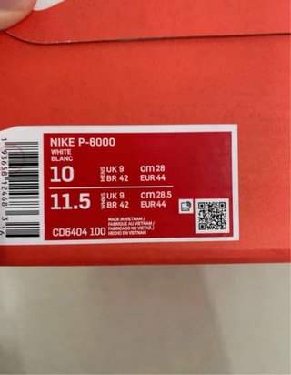 Nike P-6000 Blancas Nuevas Talla [Talla]