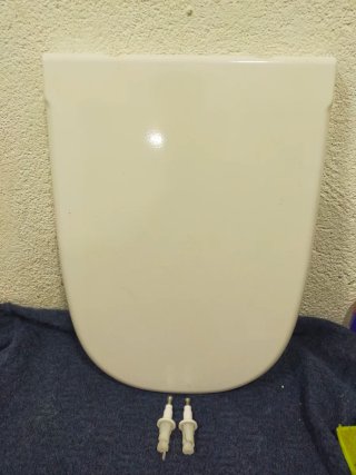 Tapa de WC blanca