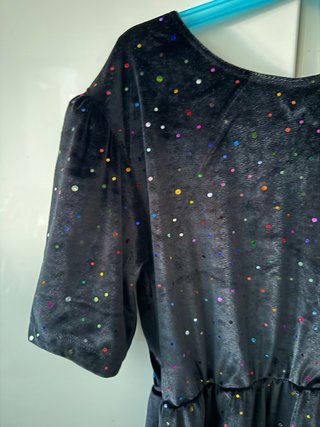 Vestido de noche Sfera Terciopelo Brillos Nuevo