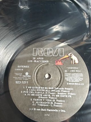Vinilo 3LP Los Iracundos - 20 Años