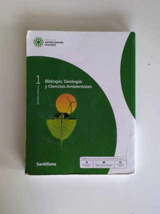 Libro biología. 1 bachillerato. Ed. Santillana