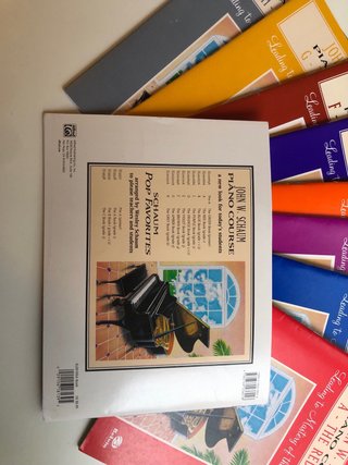 Libros Piano Schaum (9 Niveles)
