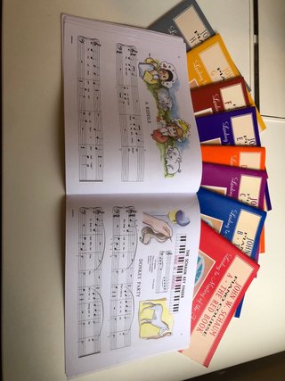 Libros Piano Schaum (9 Niveles)