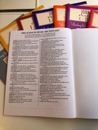 Libros Piano Schaum (9 Niveles)