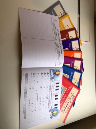 Libros Piano Schaum (9 Niveles)