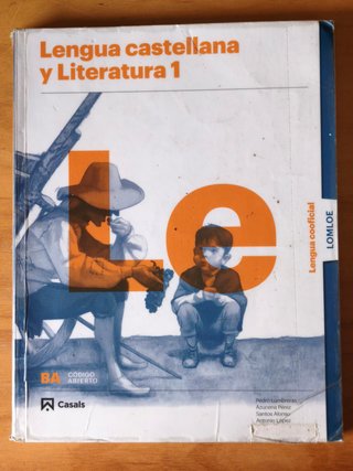 Libro de lengua castellana y litratura 1oBAT