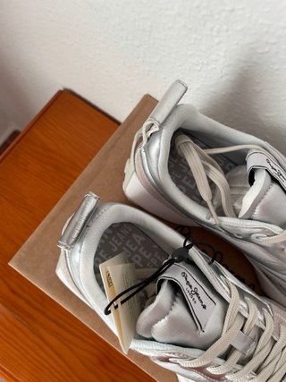 Pepe Jeans T39 plateado/gris/blanco