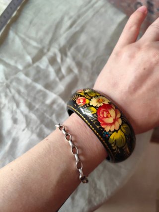 Pulsera Rusa pintada a mano