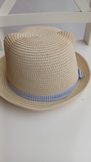 Sombrero de paja niña con orejas