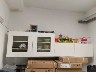 Mueble de salón blanco Ikea