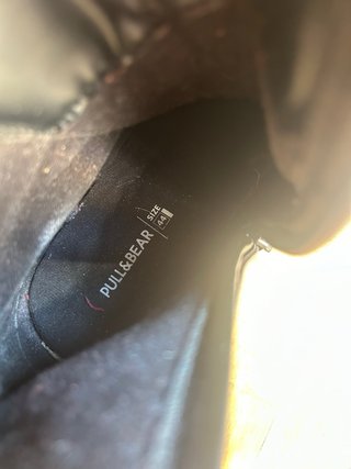 Botas Pull&Bear Talla 44 Piel Sintética Negra