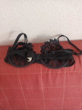 Sujetador negro encaje