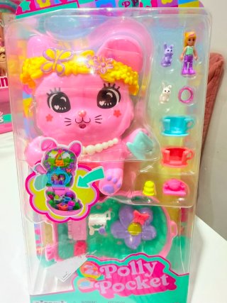 Polly Pocket Set Conejito Rosa