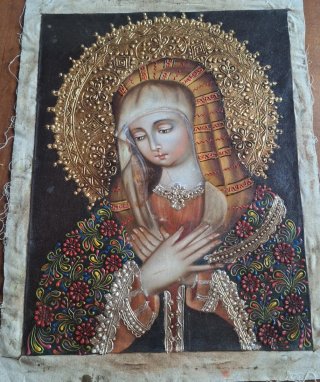 Lienzo Cuzqueño Virgen María