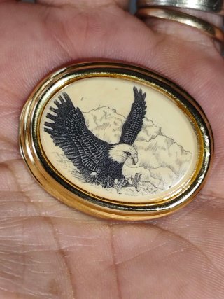 Spilla Vintage Barlow Aquila
