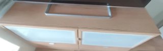 Mueble TV, Besta ikea, 2 cajones y puertas cristal