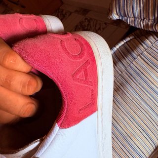 Zapatillas Lacoste Blancas y Rosas