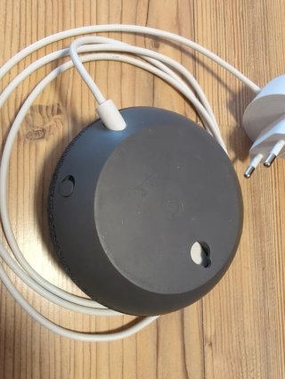 Altavoz Google Home Mini Negro + Cargador