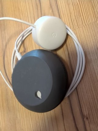 Altavoz Google Home Mini Negro + Cargador