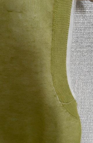 Chaleco Zara verde S
