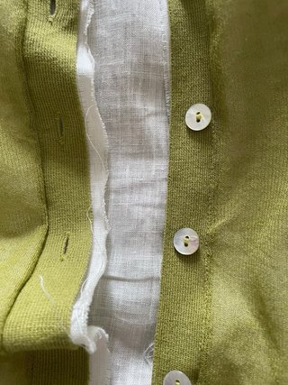 Chaleco Zara verde S