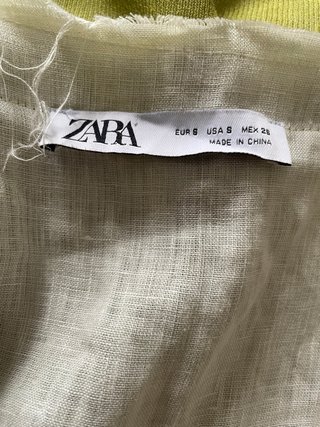 Chaleco Zara verde S