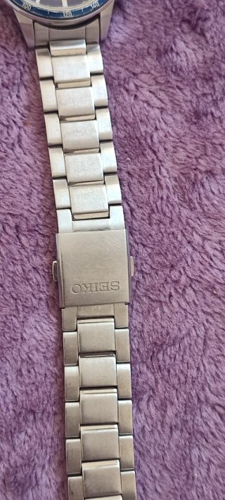 Reloj Seiko Solar Chronograph Azul/Plata