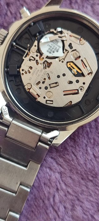Reloj Seiko Solar Chronograph Azul/Plata
