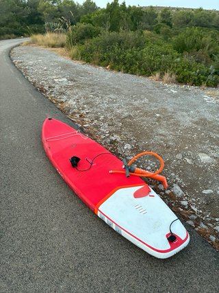 Tabla de paddle surf ITIWIT roja incluye remo